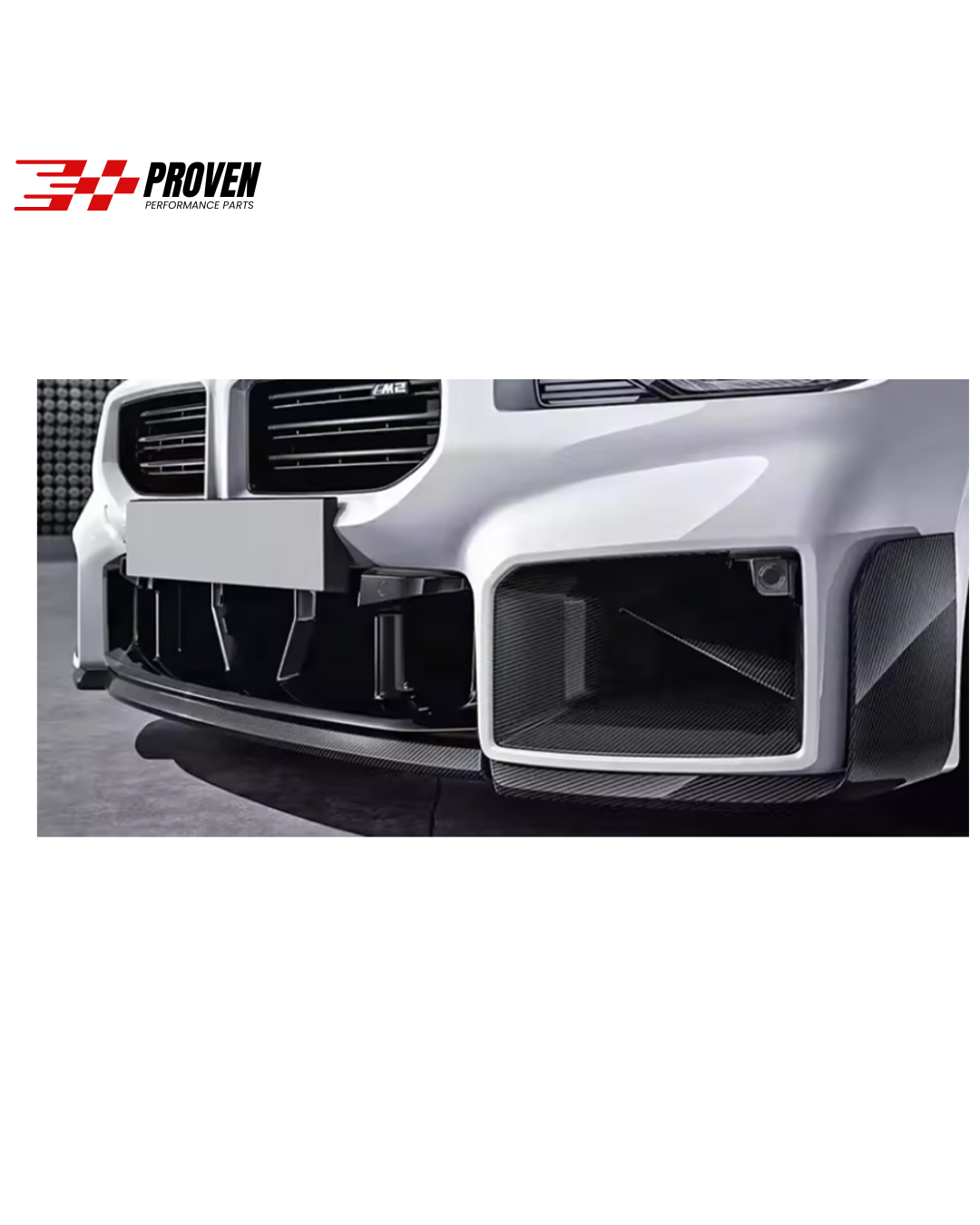 BMW G87 M2 Carbon Fibre Front Splitter V.2