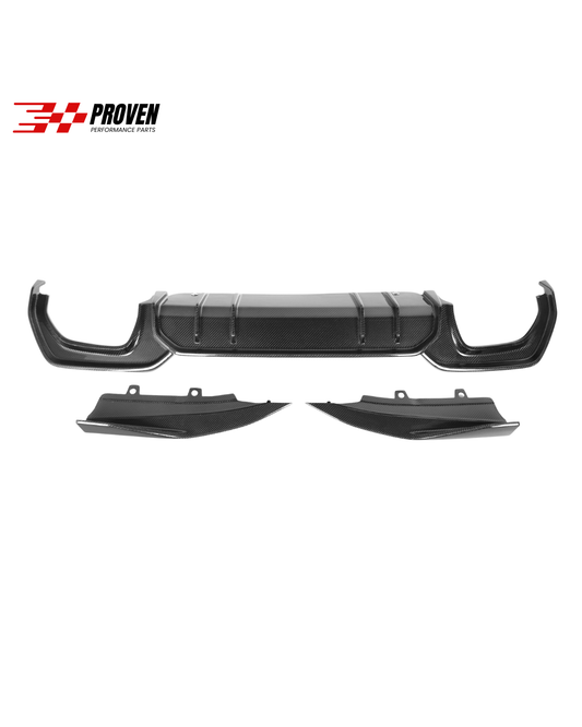 BMW G20/G21 M340i Carbon Fibre AO Style Rear Diffuser