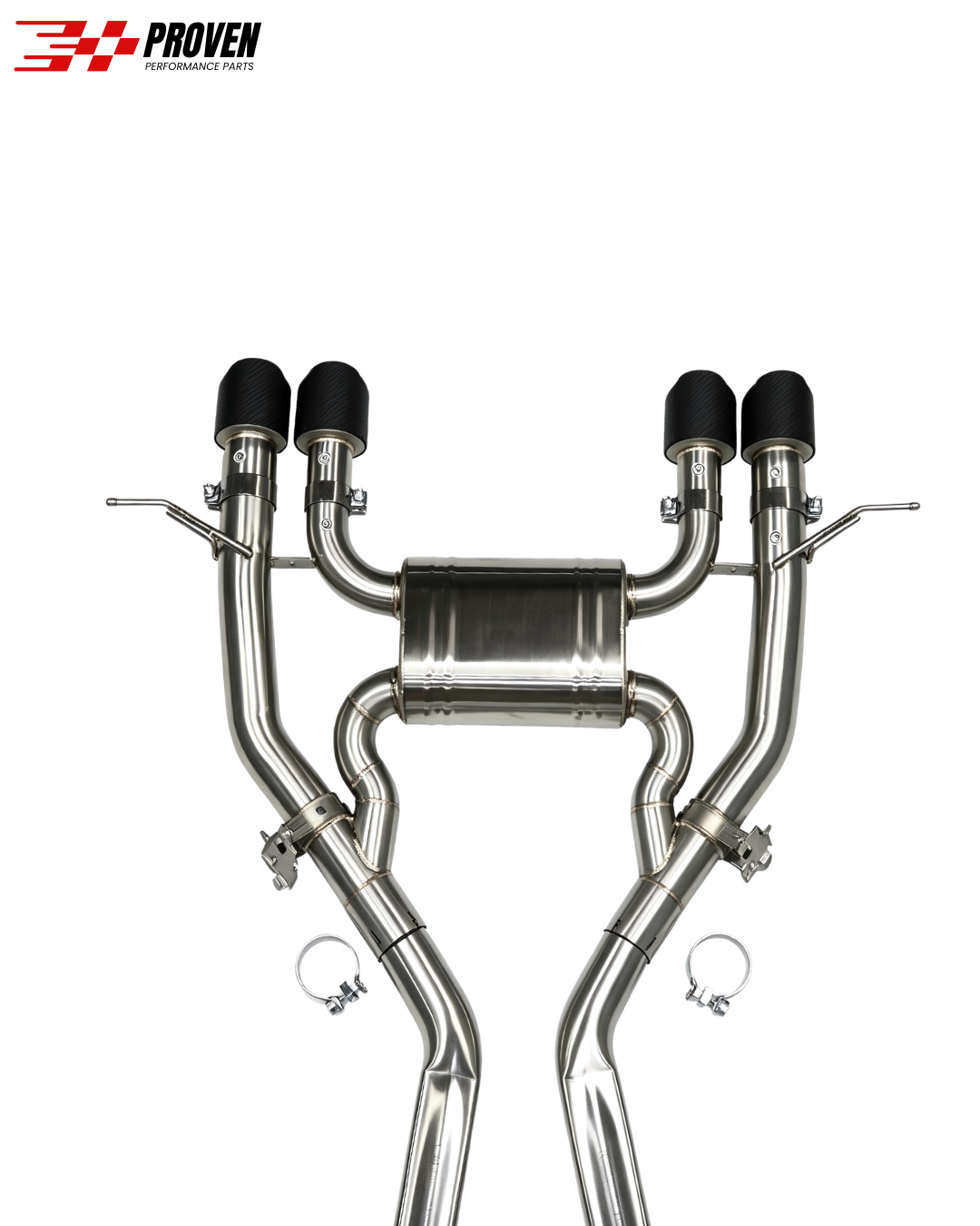 BMW G87 M2 Stainless Steel Valved Performance Cat Back Exhaust
