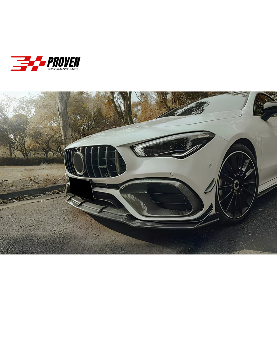 Mercedes Benz C118 CLA45s Carbon Fibre Front Bumper Air Vent Trim