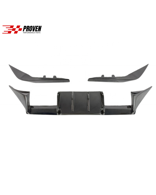 BMW G87 M2 Carbon Fibre 3 Piece Rear Diffuser