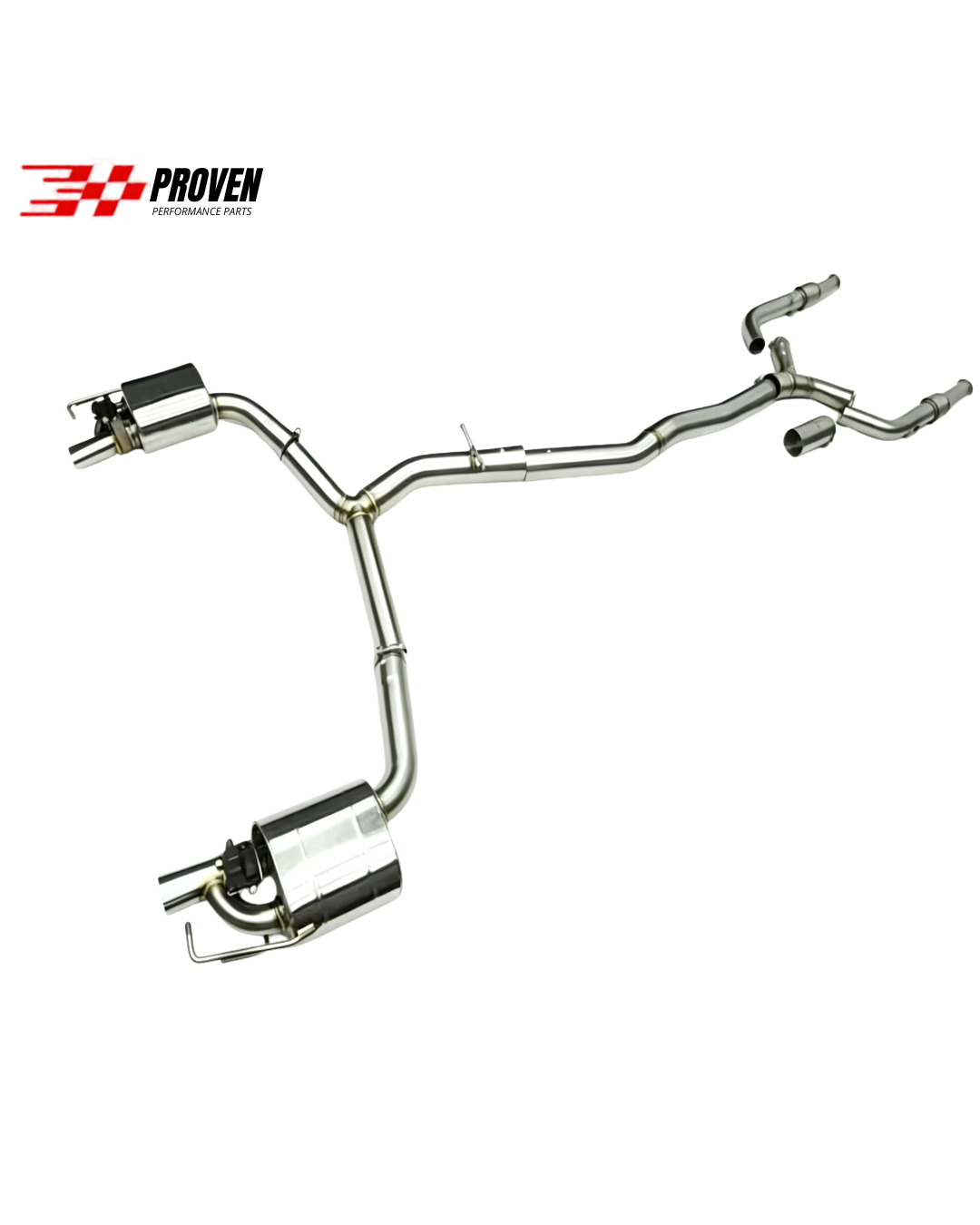 Mercedes Benz W205, C43 AMG Stainless Steel Valved Catback Exhaust