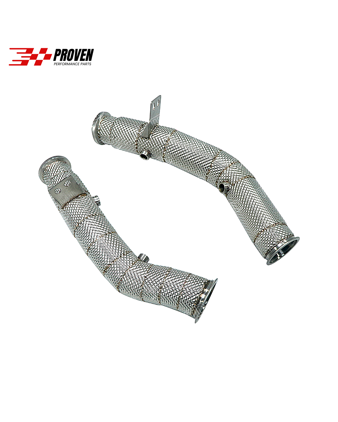 Mercedes Benz W205/W213/C253, C43/E43/GLC43 Catless Downpipe With Heatshield