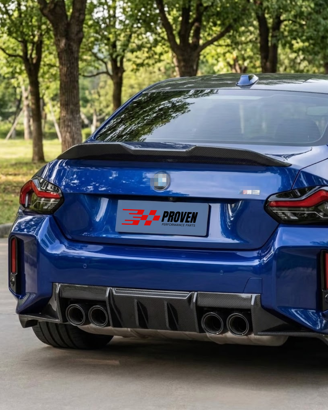 BMW G87 M2 Carbon Fibre 3 Piece Rear Diffuser