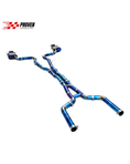 Load image into Gallery viewer, Mercedes Benz W205, C43 AMG Titanium Valved Catback Exhaust
