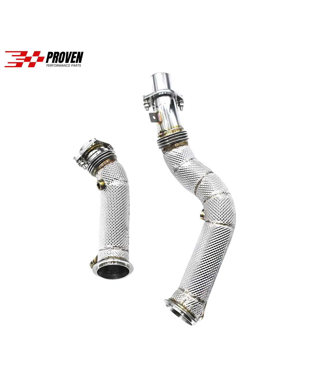 BMW F80/F82/F87, M3/M4/M2 (S55) Catless Downpipe With Heat Shield