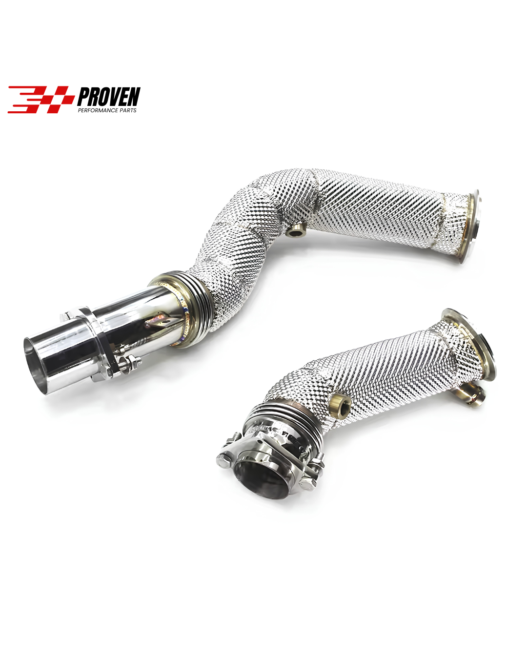 BMW F80/F82/F87, M3/M4/M2 (S55) Catless Downpipe With Heat Shield