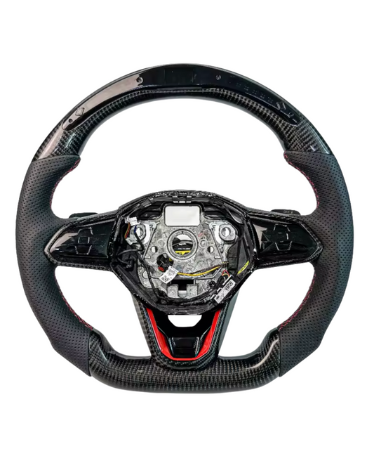 Volkswagen MK8 Golf Gti Carbon Fibre LED Steering Wheel