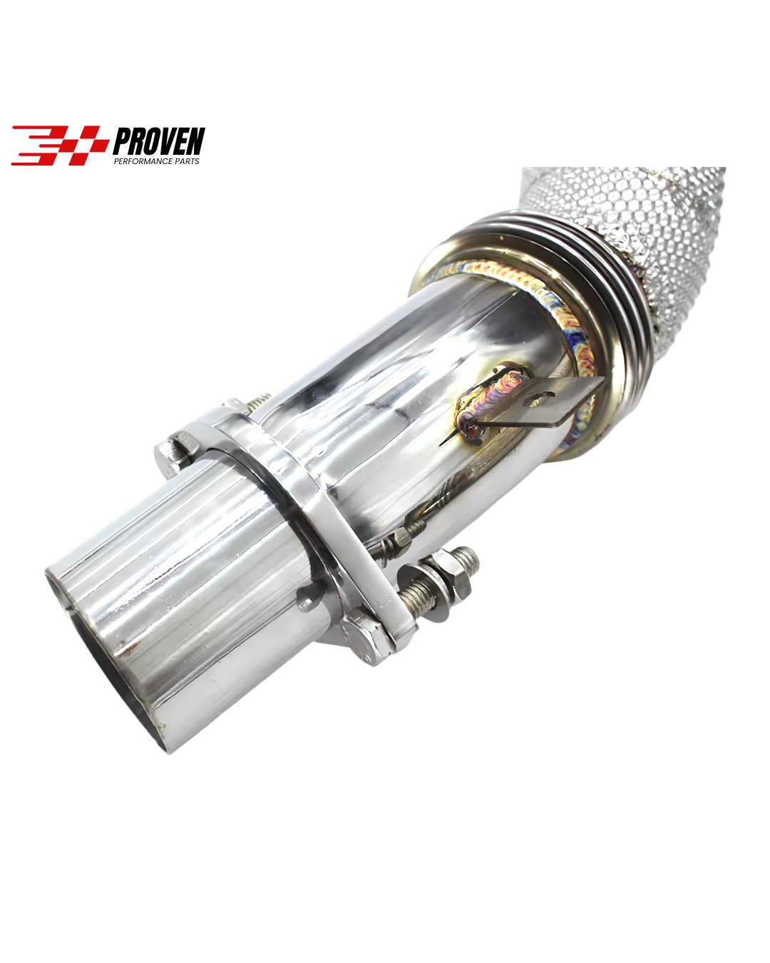 BMW F80/F82/F87, M3/M4/M2 (S55) Catless Downpipe With Heat Shield