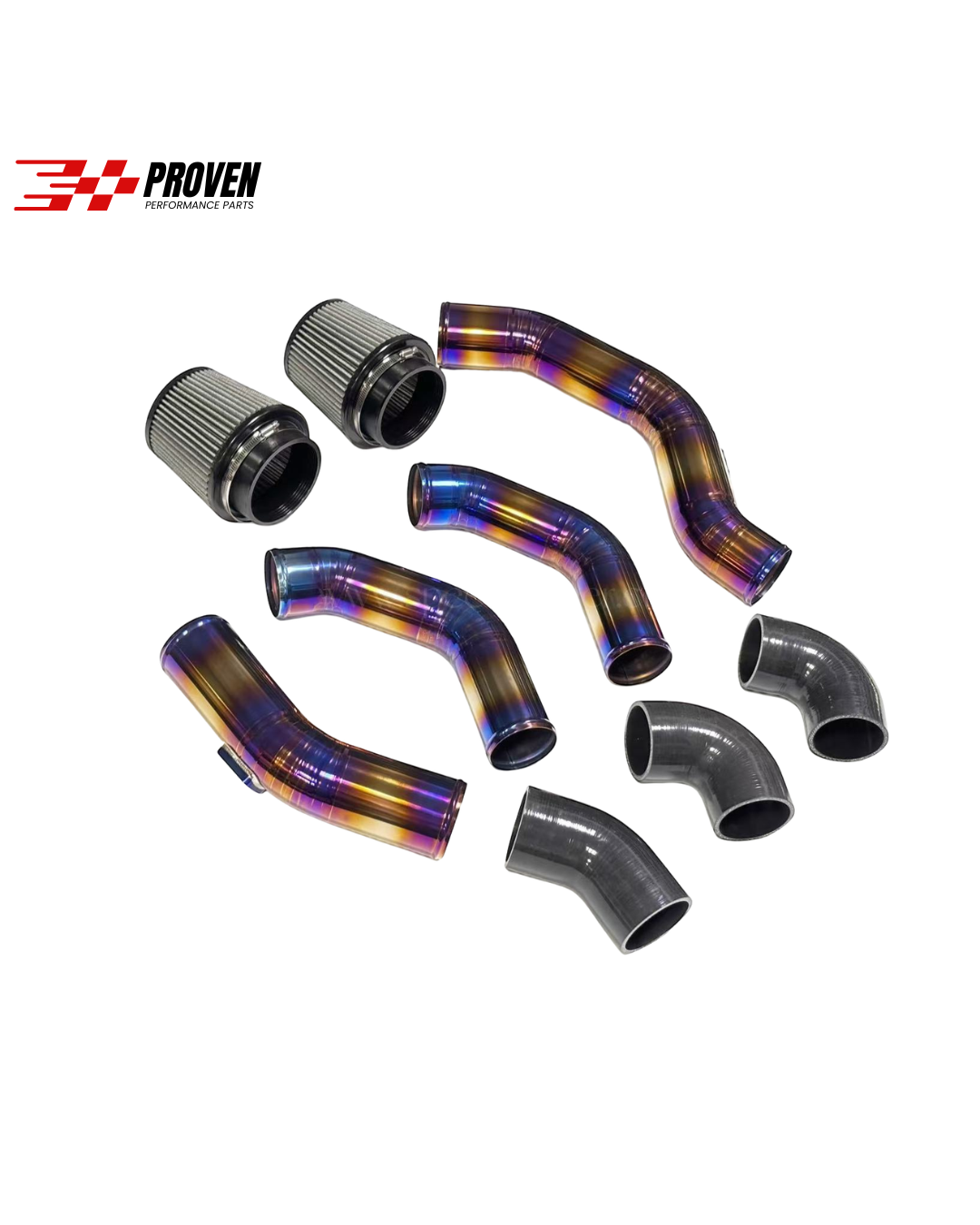 BMW F80/F82/F87, M3/M4/M2 (S55) Titanium Front Mount Air Intakes
