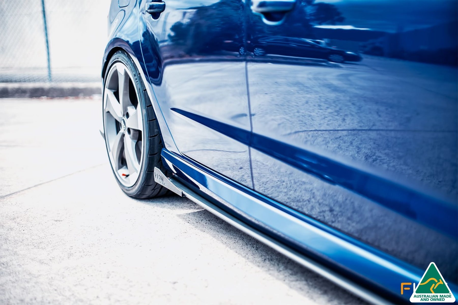 Flow Design RS3 8V Sportback (Pre-Facelift) Side Skirt Splitters V3 (Pair)