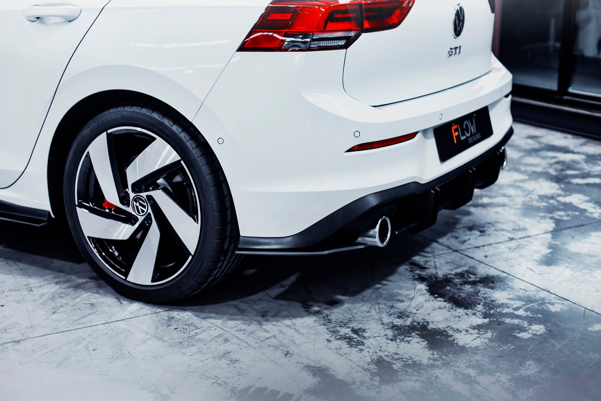 Flow Design MK8 Golf GTI Rear Spats (Pair)