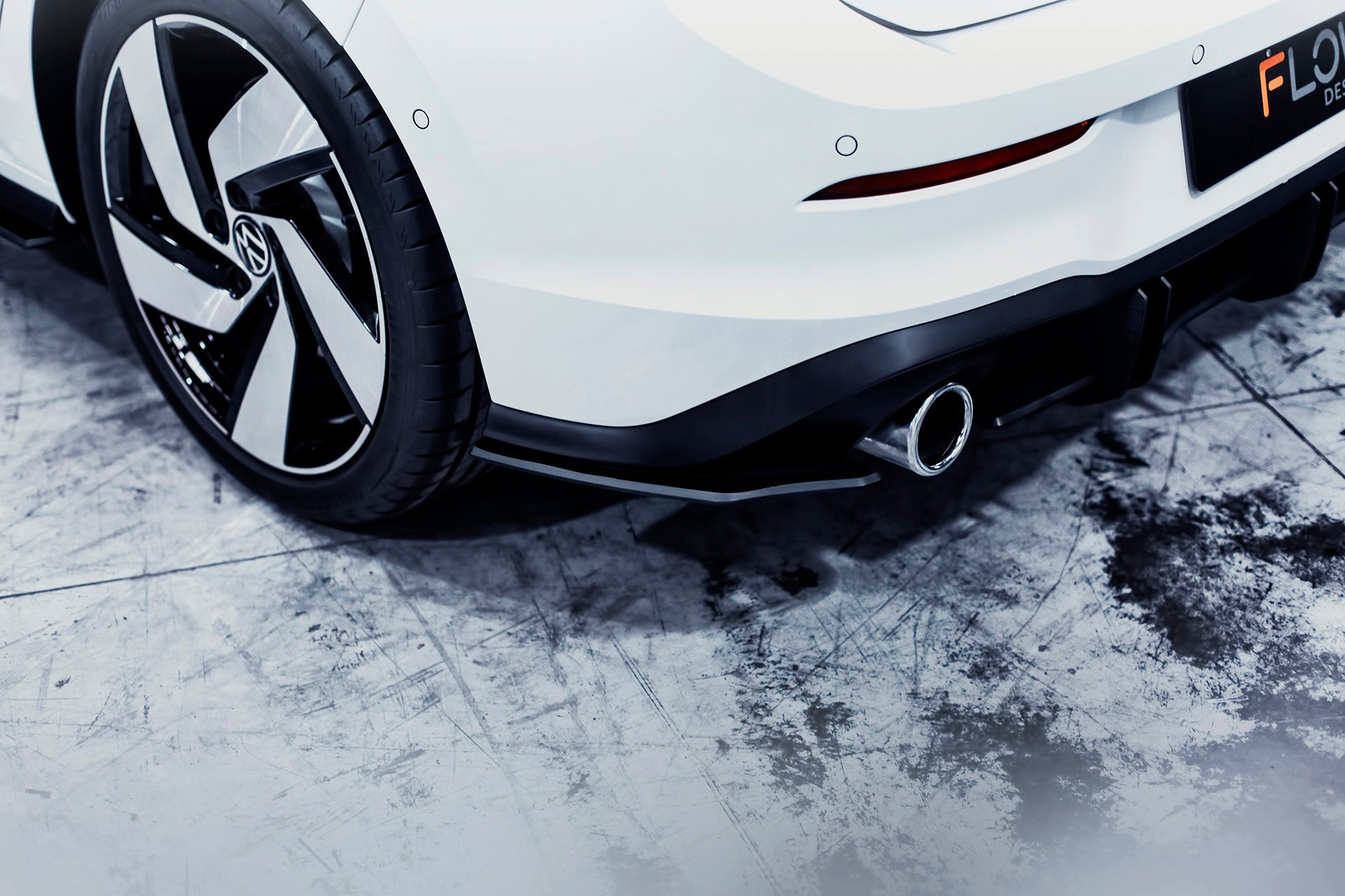 Flow Design MK8 Golf GTI Rear Spats (Pair)