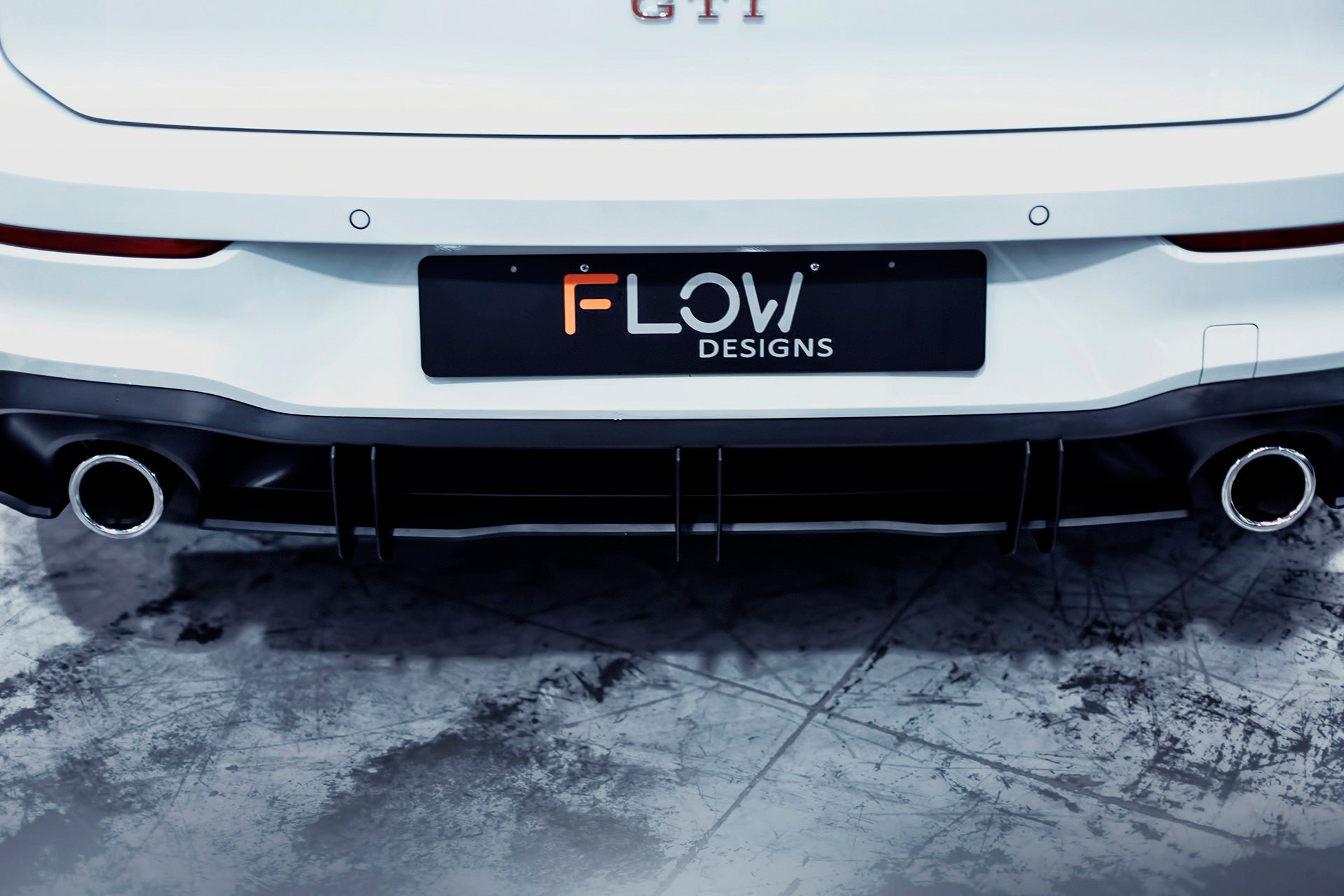Flow Design MK8 Golf GTI Flow-Lock Rear Diffuser