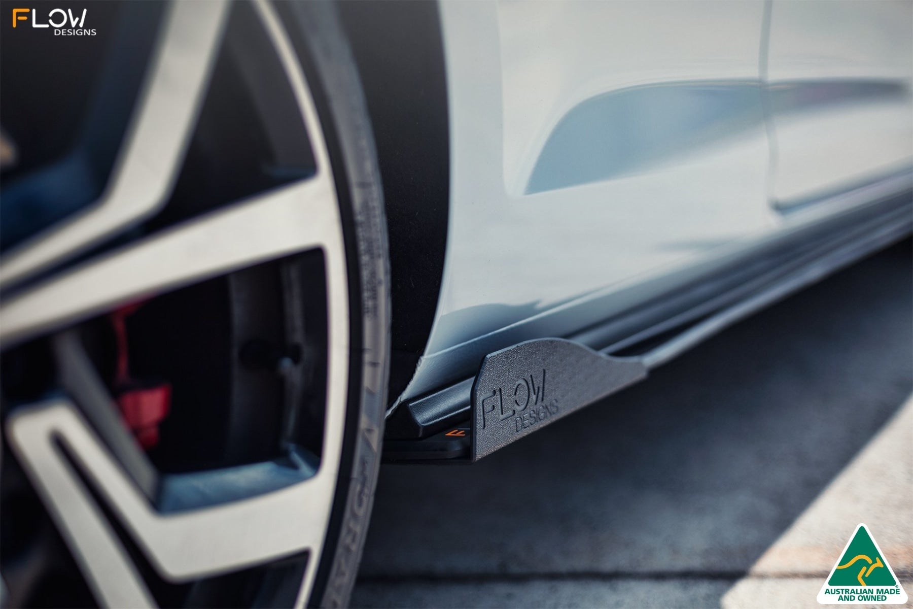 Flow Design MK7.5 Golf GTI Side Skirt Splitters (Pair)