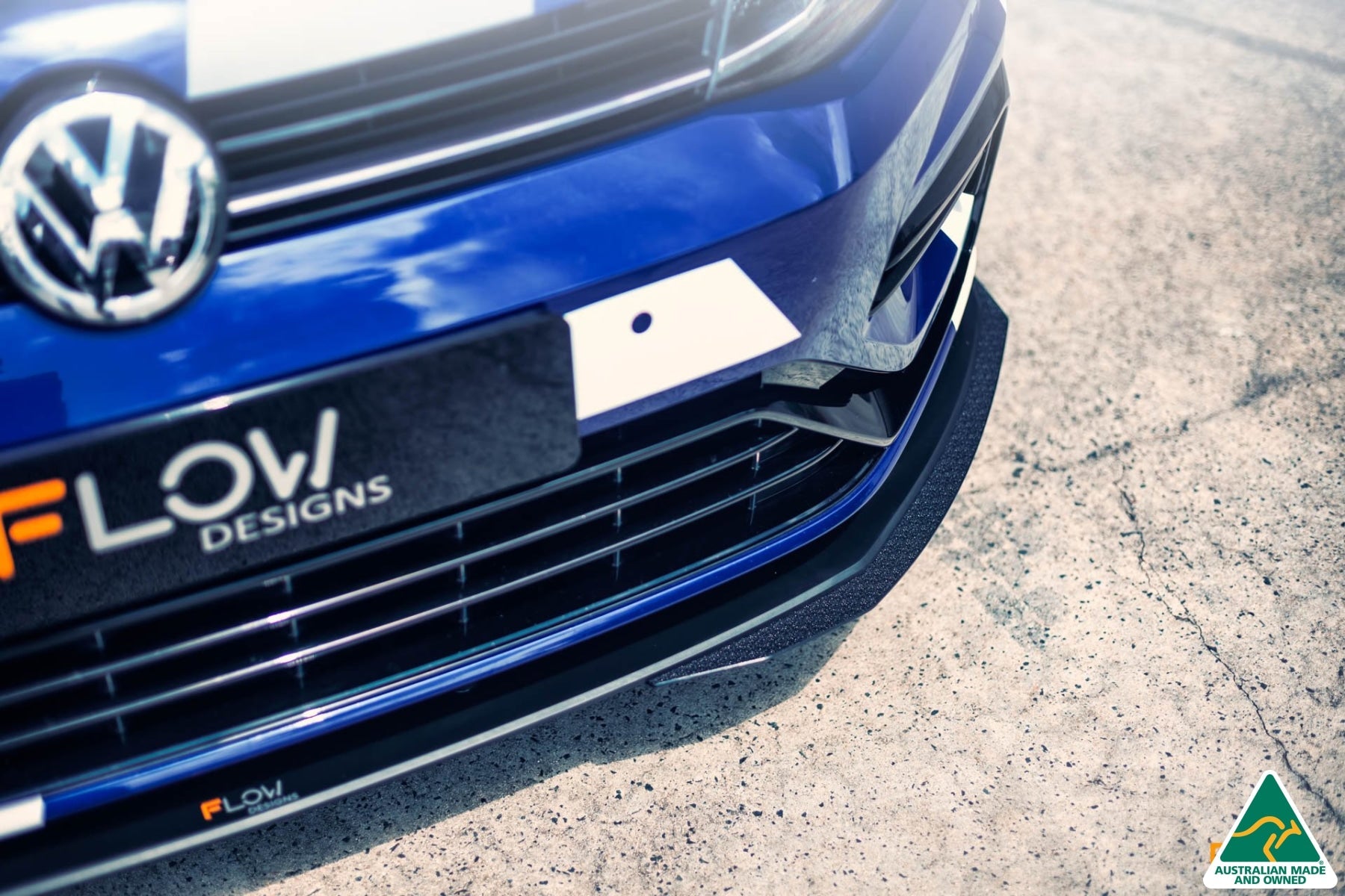 Flow Design MK7.5 Golf R Front Lip Splitter