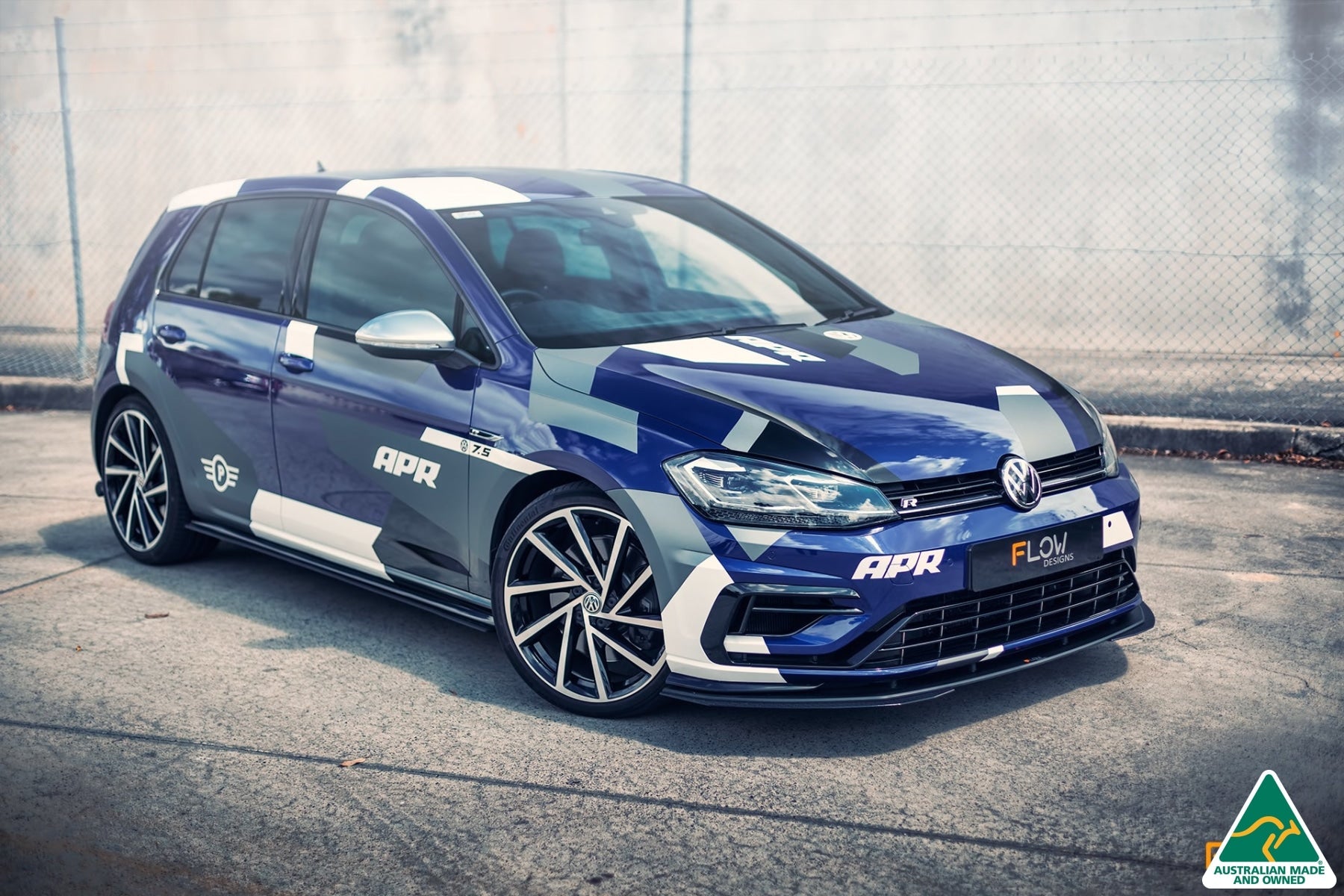 Flow Design MK7.5 Golf R Side Skirt Splitters (Pair)