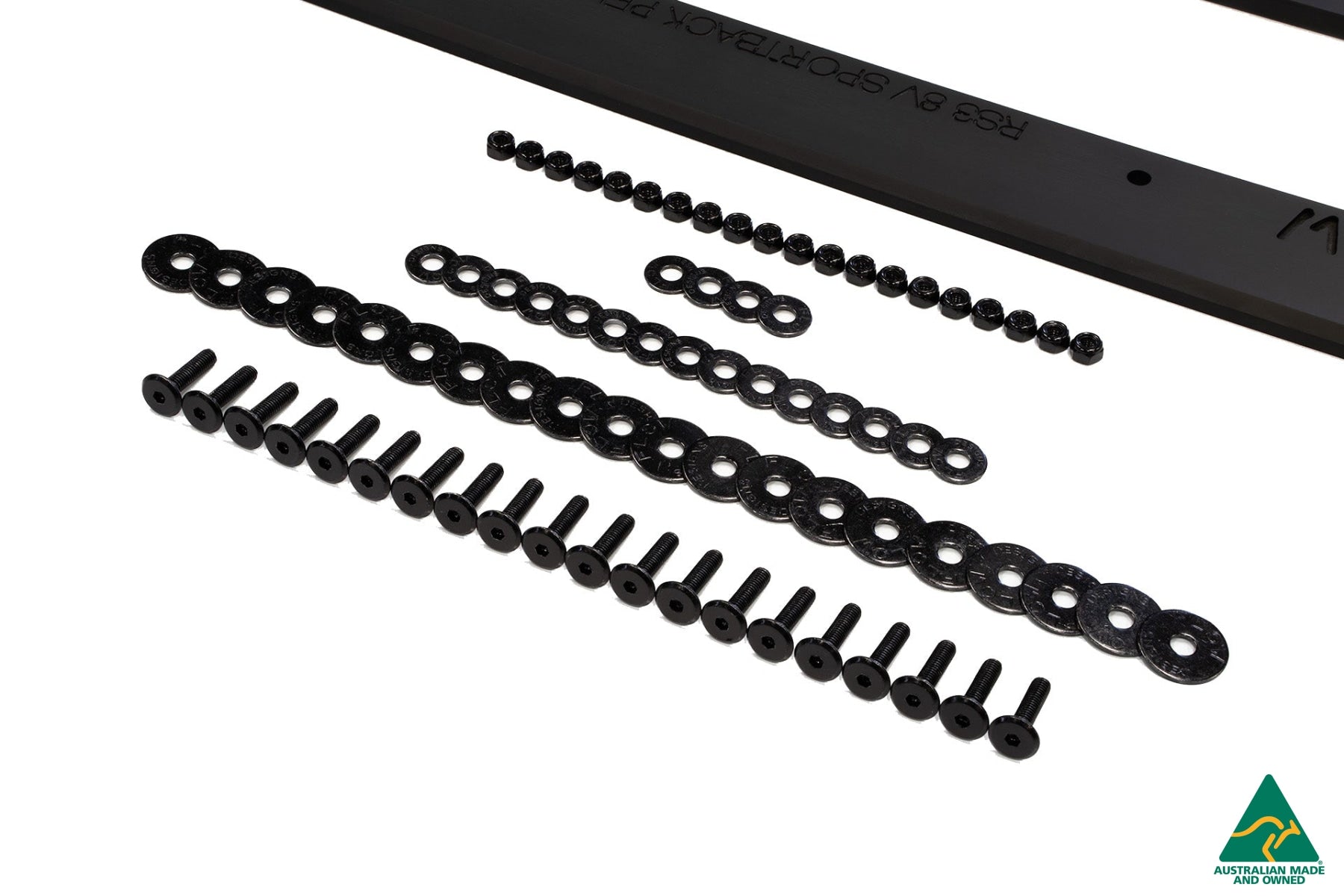 Flow Design RS3 8V Sportback (Pre-Facelift) Side Skirt Splitters V3 (Pair)