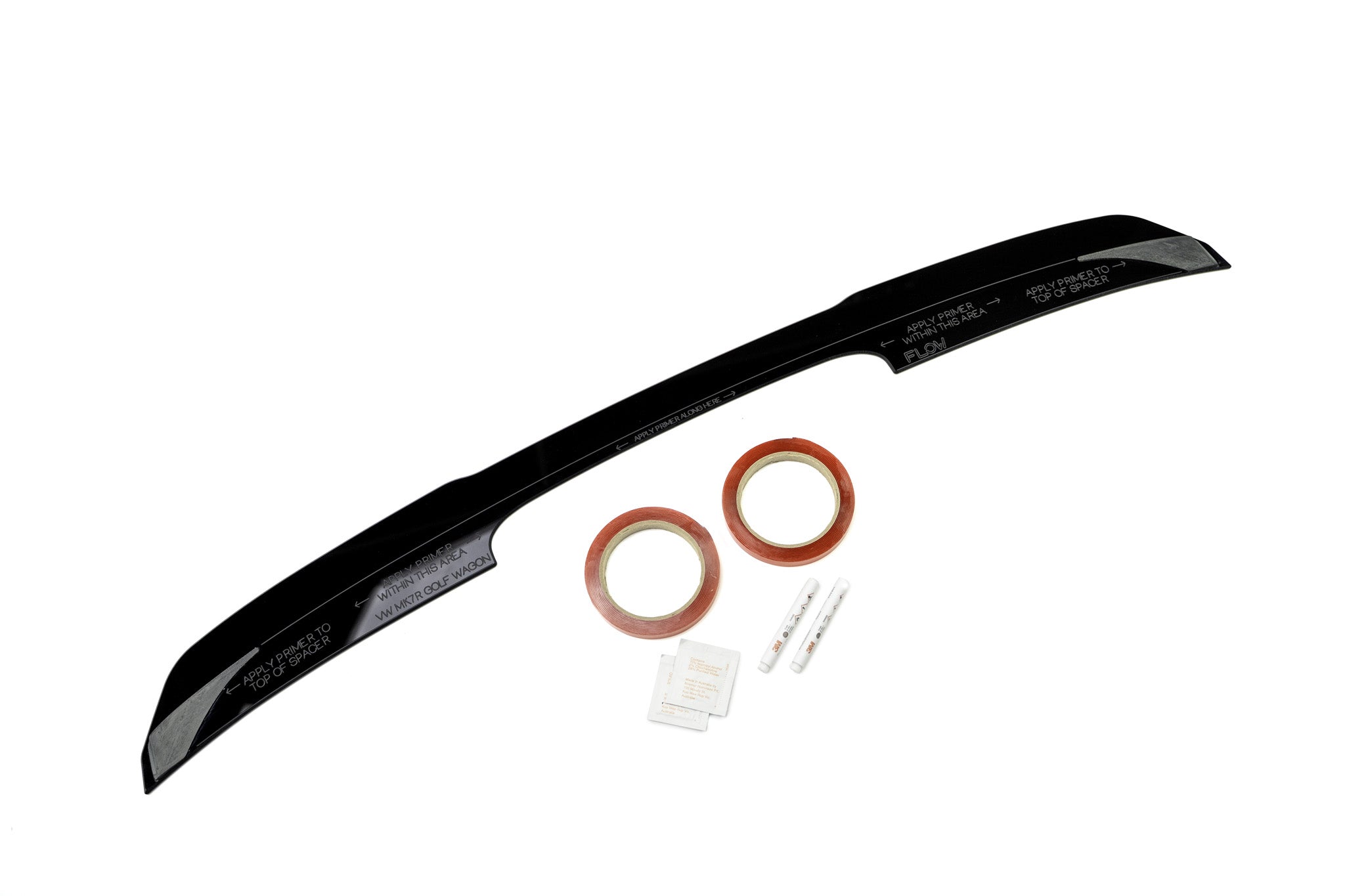 Flow Design MK7 Golf R Wagon Rear Spoiler Extension