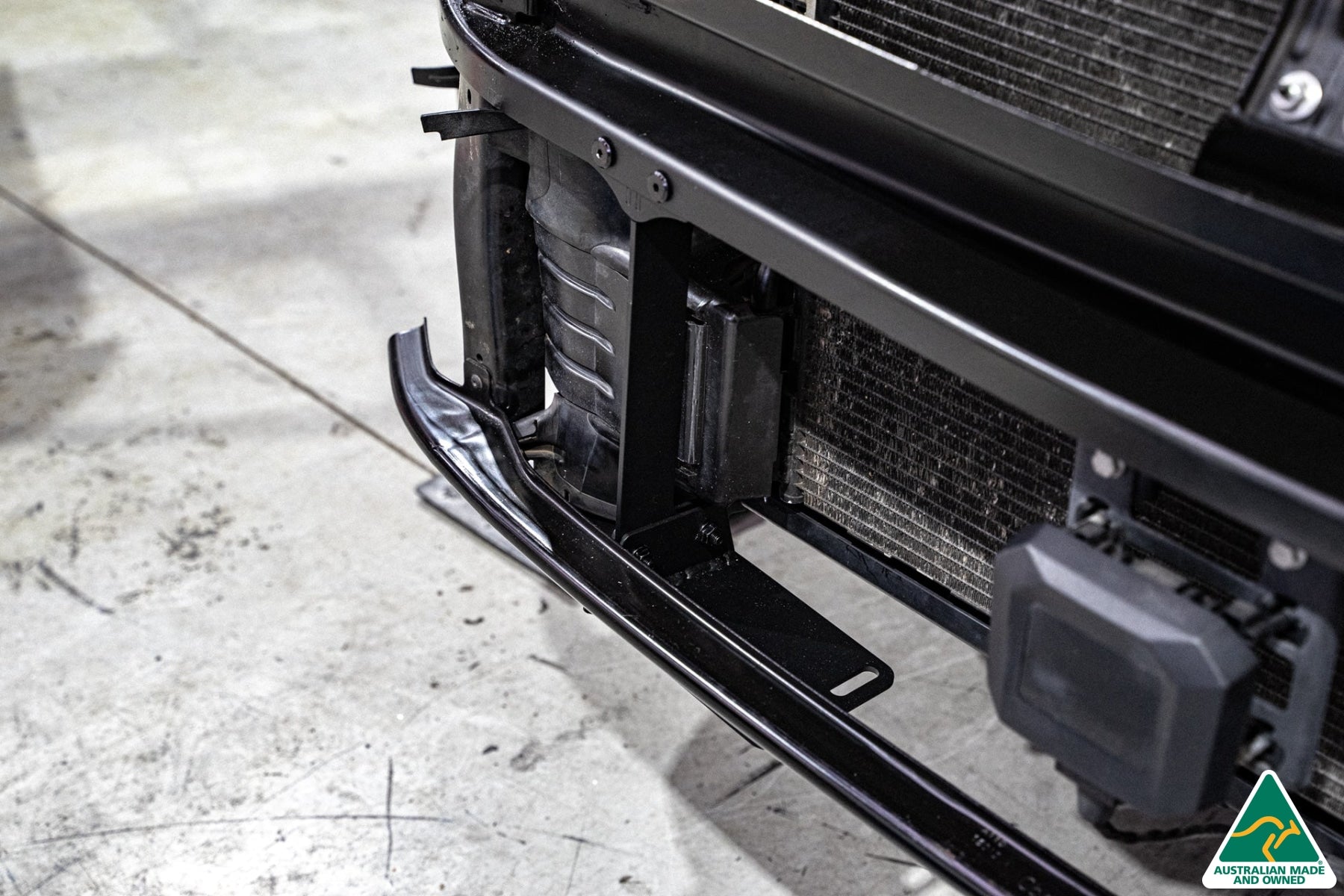 Flow Design MK7 Golf R Wagon Chassis Mounted Front Lip Splitter V3