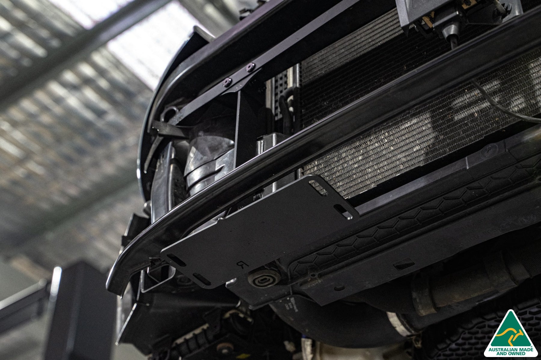 Flow Design MK7 Golf R Wagon Chassis Mounted Front Lip Splitter V3
