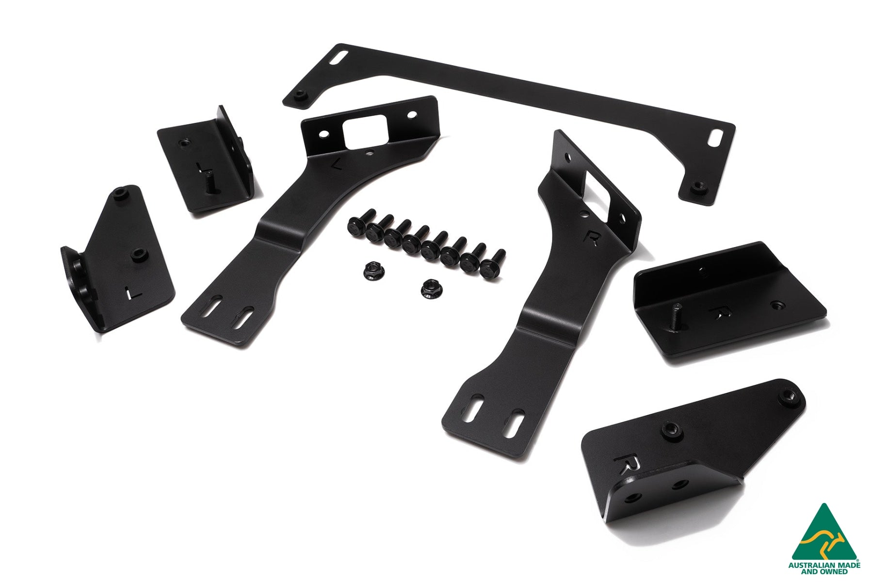 Flow Design MK8 Golf R Chassis Mounted Front Lip Splitter
