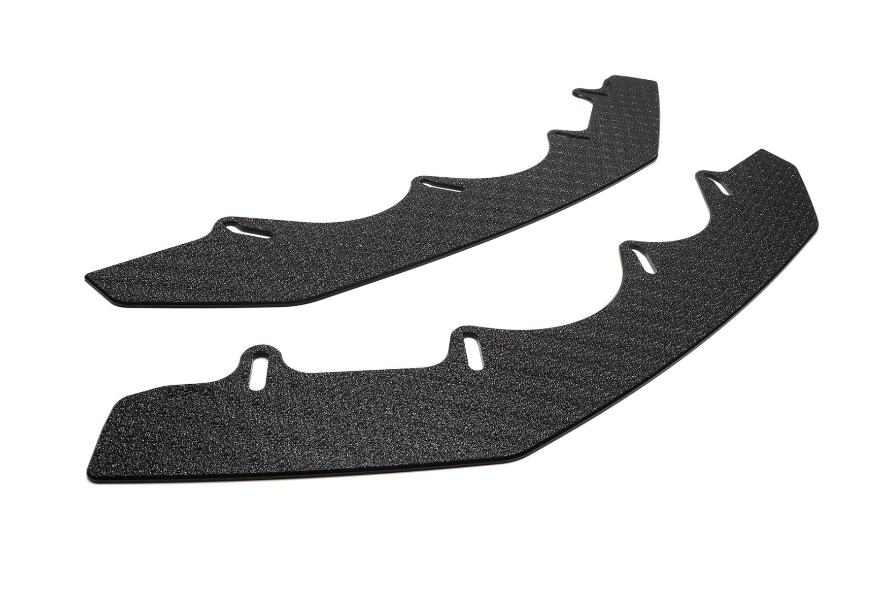 Flow Design MK8 Golf R Front Lip Splitter Extensions (Pair)