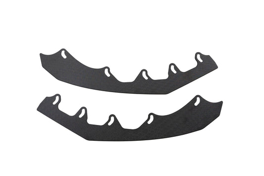 Flow Design MK8 Golf GTI Front Lip Splitter Extensions (Pair)