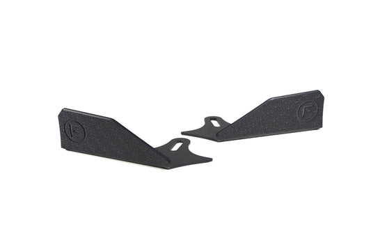 Flow Design MK8 Golf GTI Front Lip Splitter Winglets (Pair)