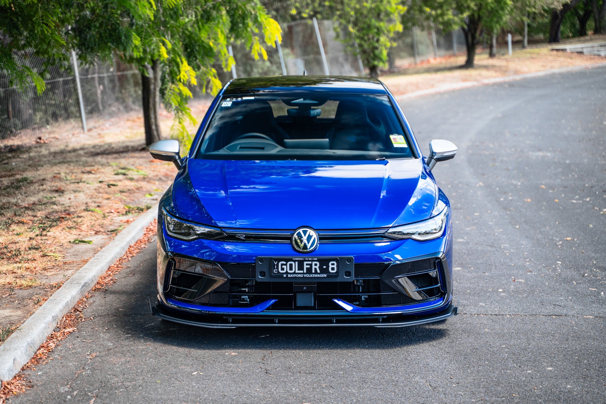 Flow Design MK8.5 Golf R Chassis Mounted Front Lip Splitter