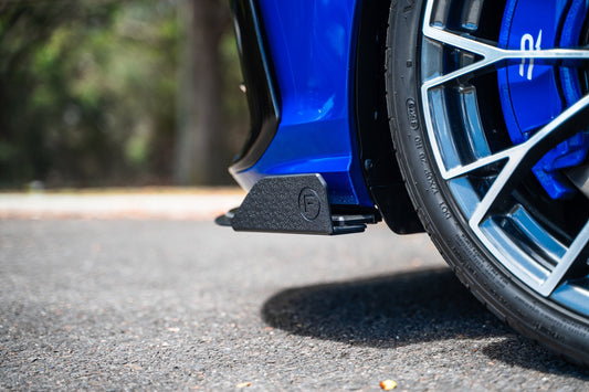 Flow Design MK8.5 Golf R Front Lip Splitter Winglets (Pair)