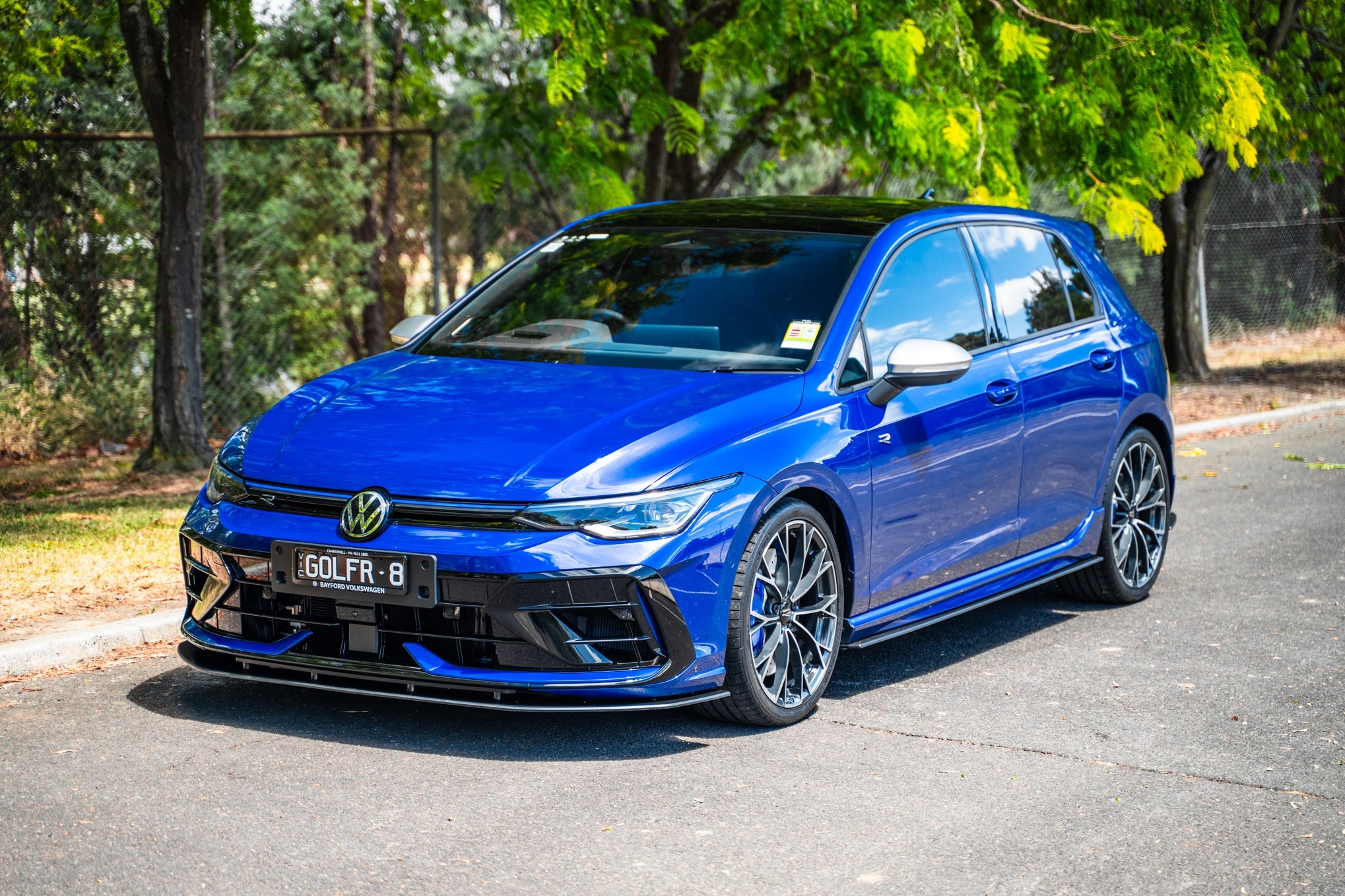 Flow Design MK8.5 Golf R Chassis Mounted Front Lip Splitter