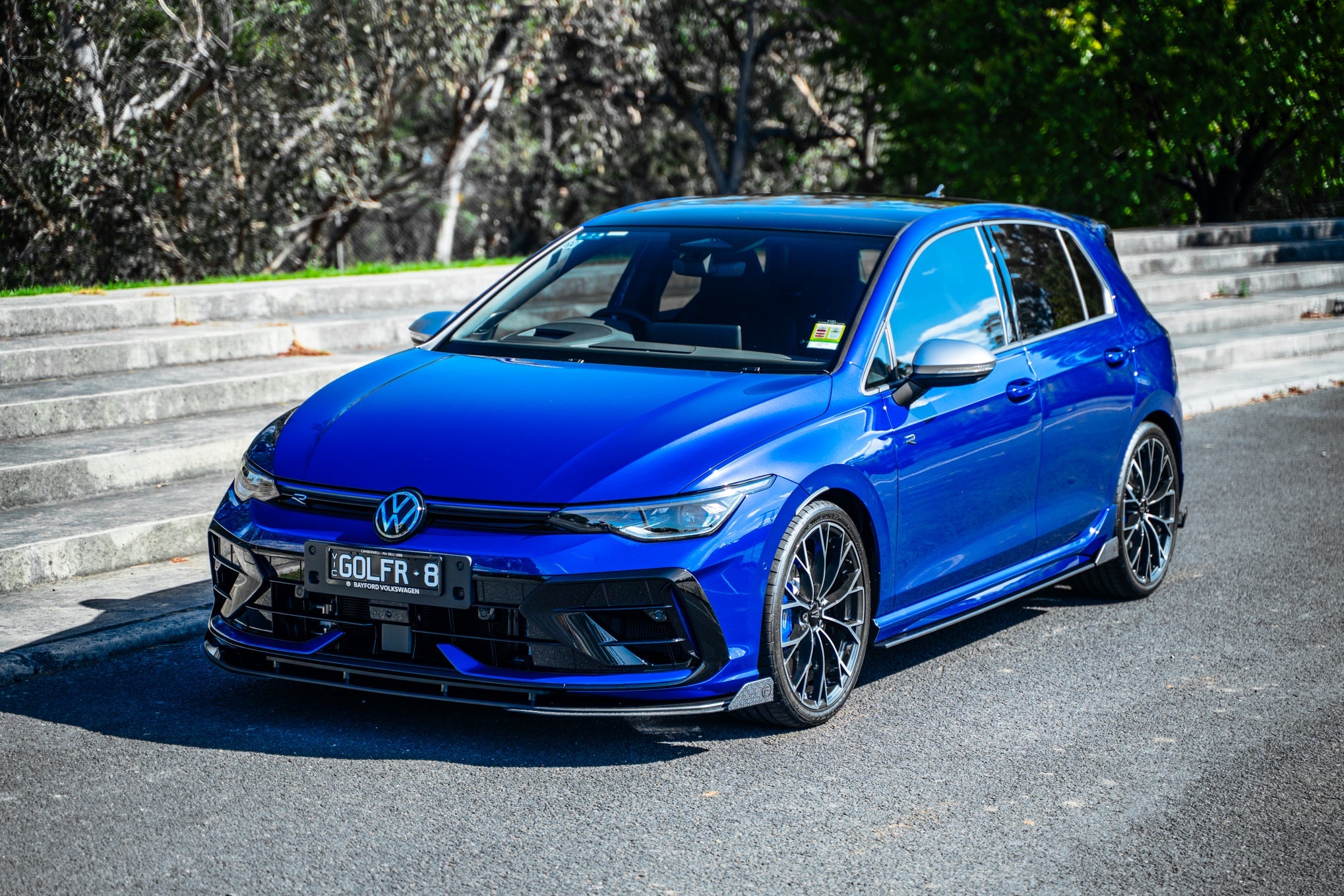 Flow Design MK8.5 Golf R Chassis Mounted Front Lip Splitter