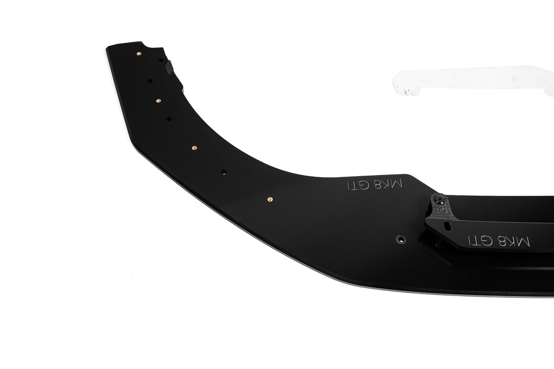 Flow Design MK8 Golf GTI Front Lip Splitter & Bumper Reinforcement Plate