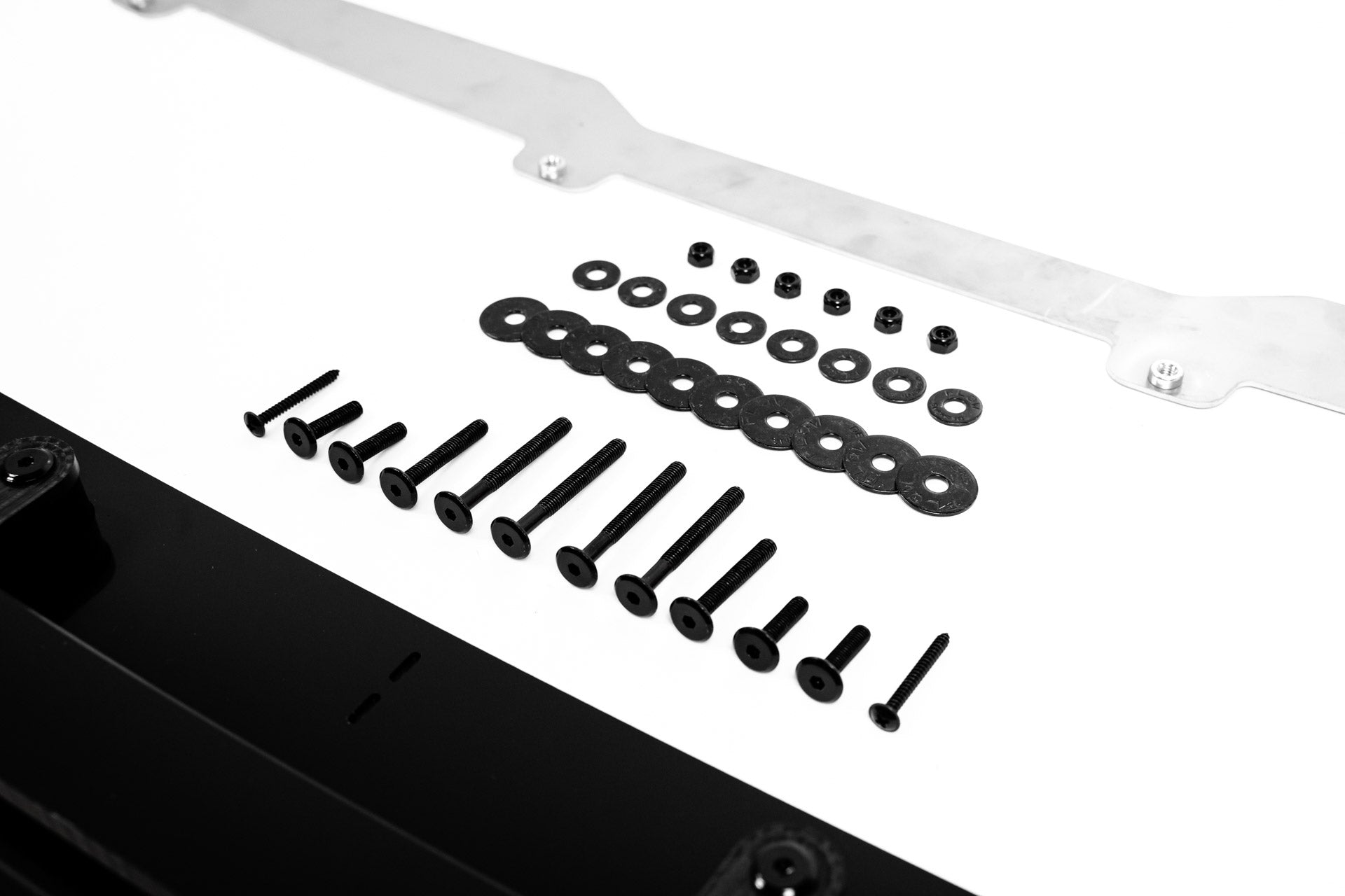 Flow Design MK8 Golf GTI Front Lip Splitter & Bumper Reinforcement Plate