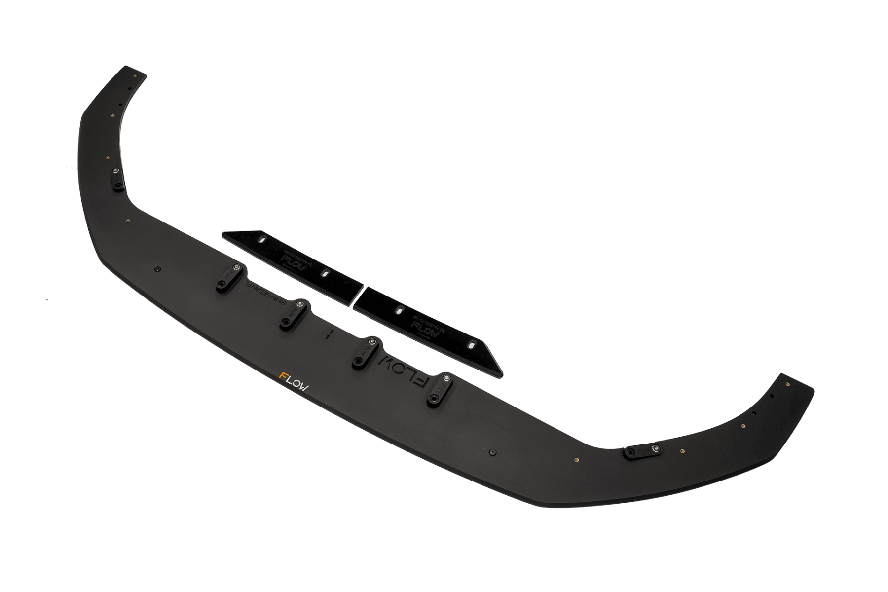 Flow Design S3 8V Sedan Facelift Front Lip Splitter & Mounting Brace