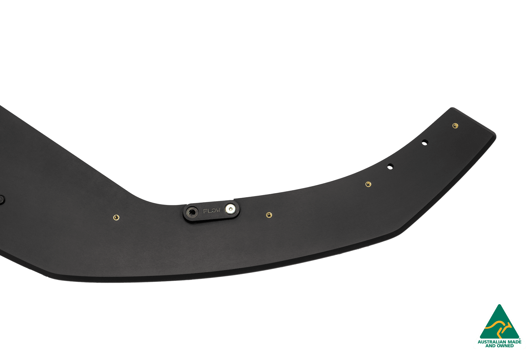 Flow Design S3 8V Sedan Facelift Front Lip Splitter & Mounting Brace