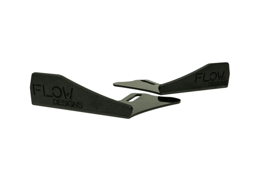 Flow Design S3 8V Sedan Facelift  Front Lip Splitter Winglets (Pair)