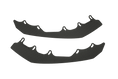 Load image into Gallery viewer, Flow Design RS3 8V Sedan Facelift Front Lip Splitter Extensions (Pair)
