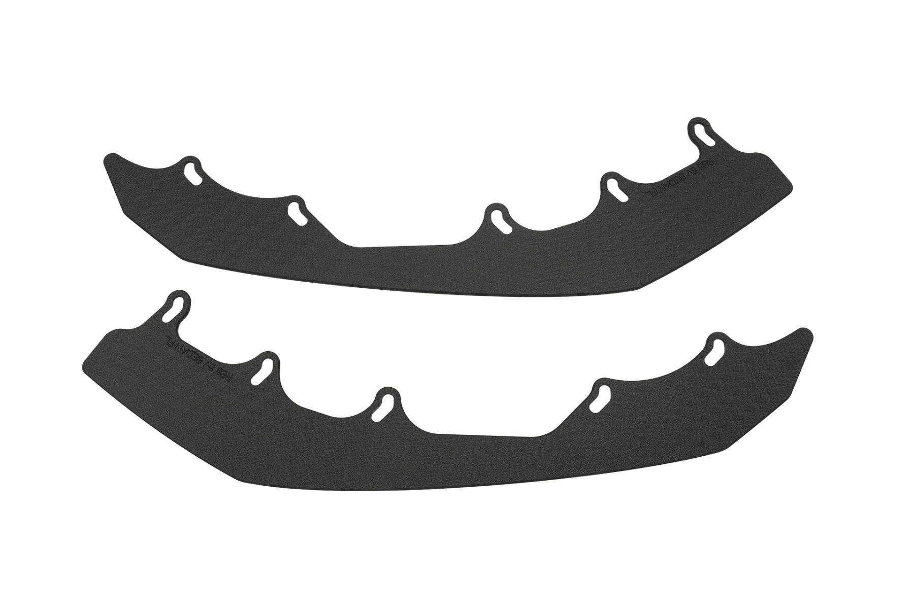 Flow Design RS3 8V Sedan Facelift Front Lip Splitter Extensions (Pair)