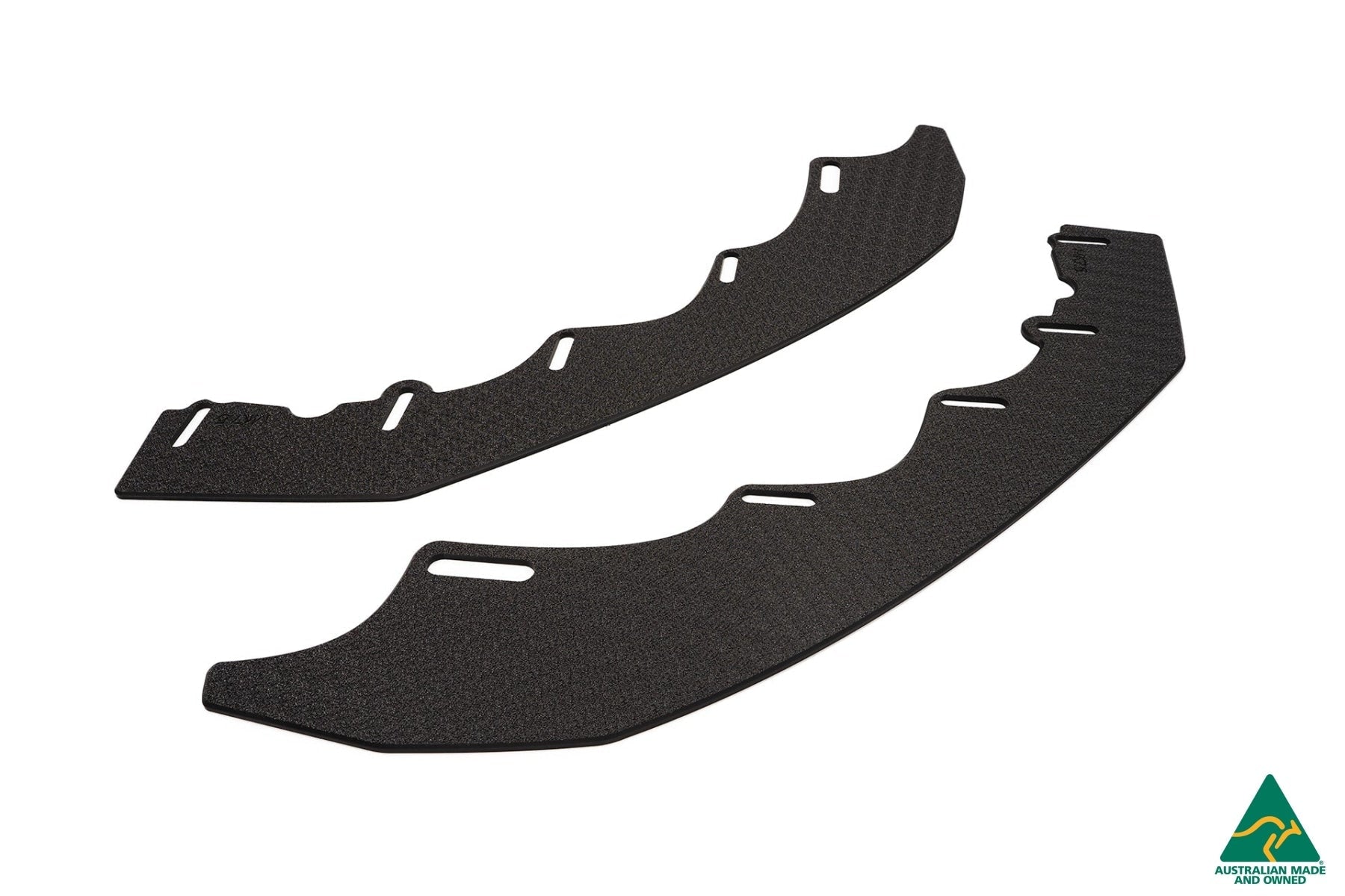 Flow Design MK7.5 Golf R Wagon Front Lip Splitter Extensions (Pair)
