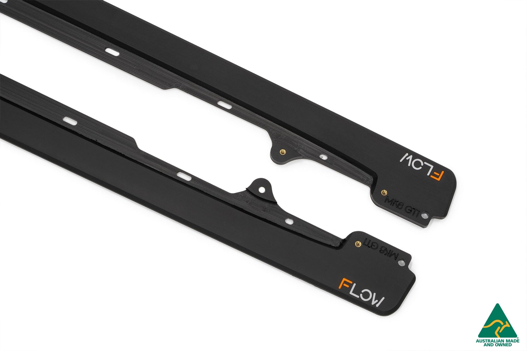 Flow Design MK6 Golf GTI Side Skirt Splitters V3 (Pair)