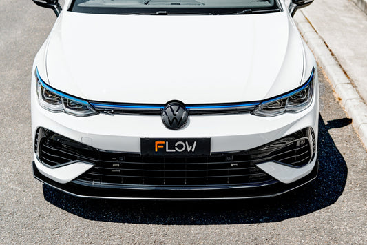 Flow Design MK8 Golf R Chassis Mounted Front Lip Splitter