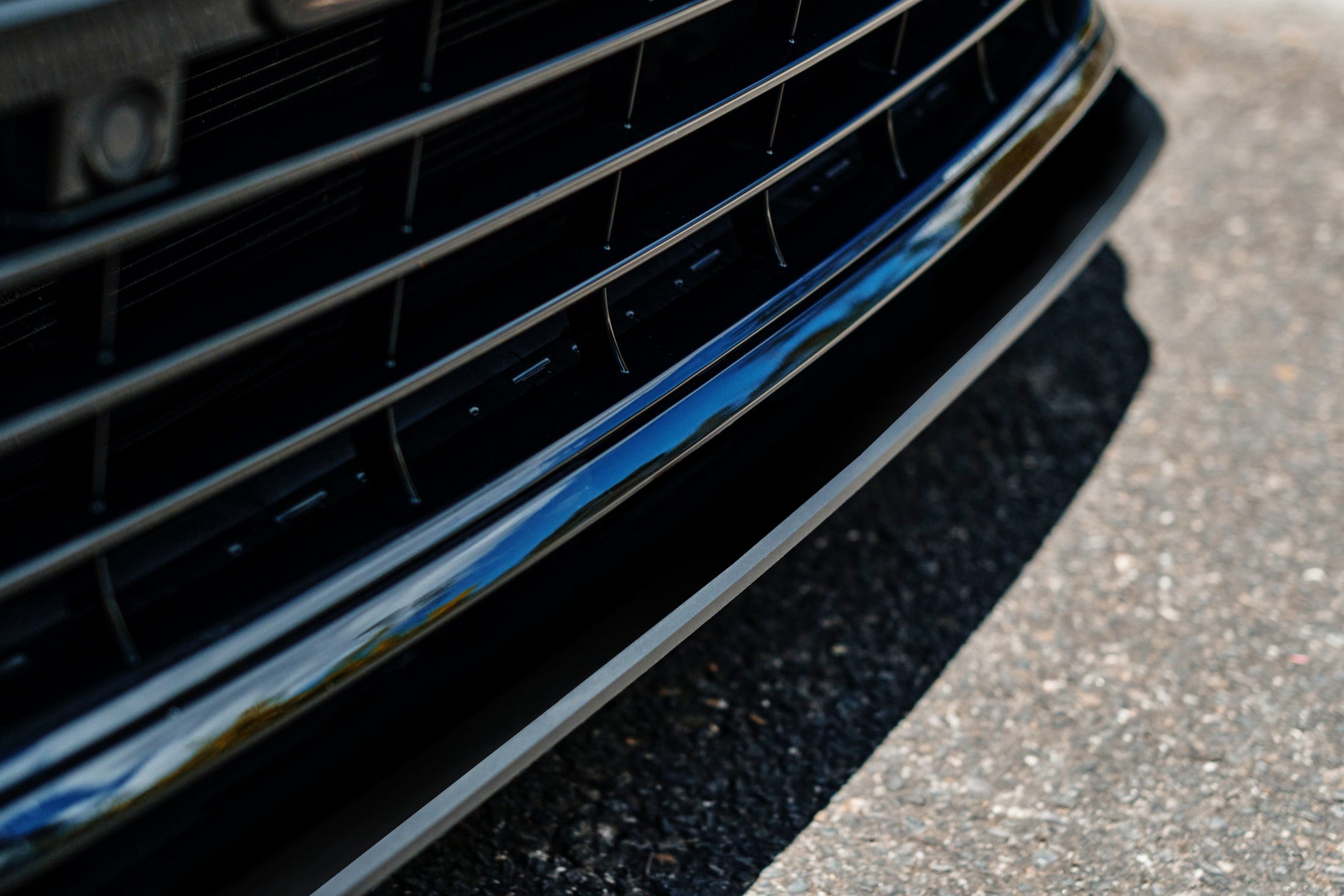 Flow Design MK8 Golf R Chassis Mounted Front Lip Splitter