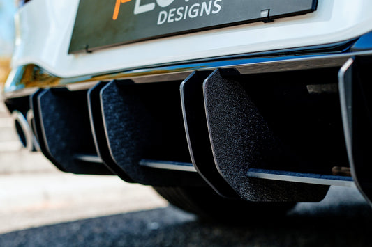 Flow Design MK8 Golf R Flow-Lock Rear Diffuser