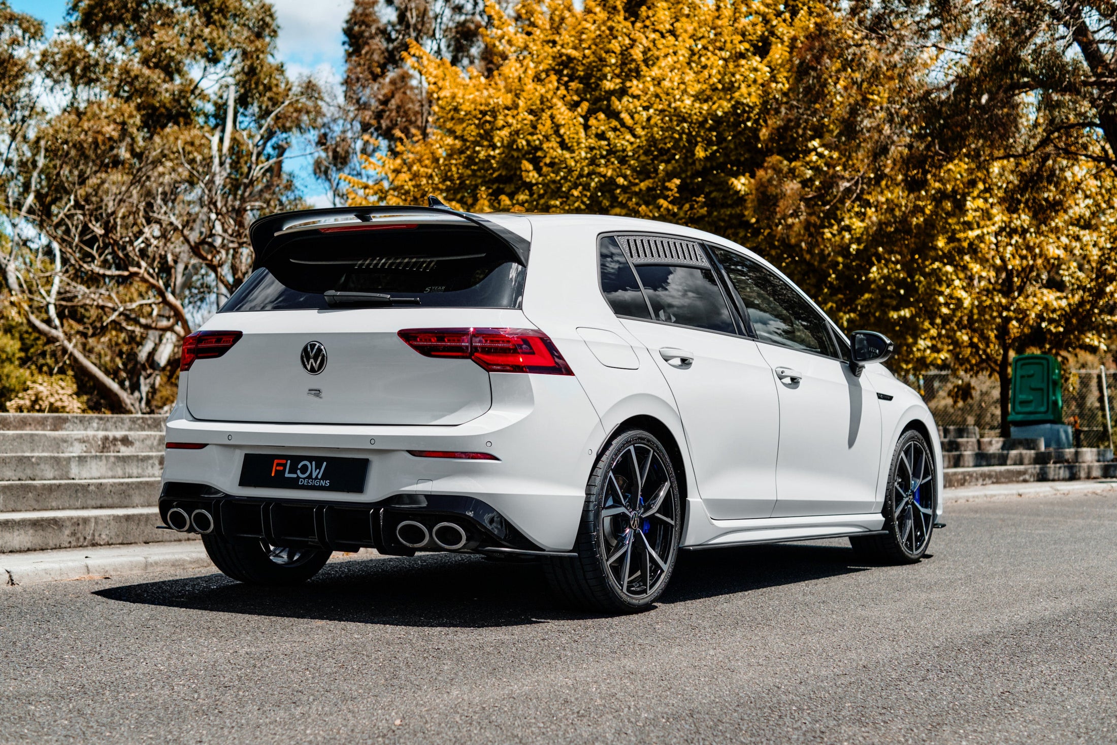 Flow Design MK8 Golf R Side Skirt Splitters (Pair)