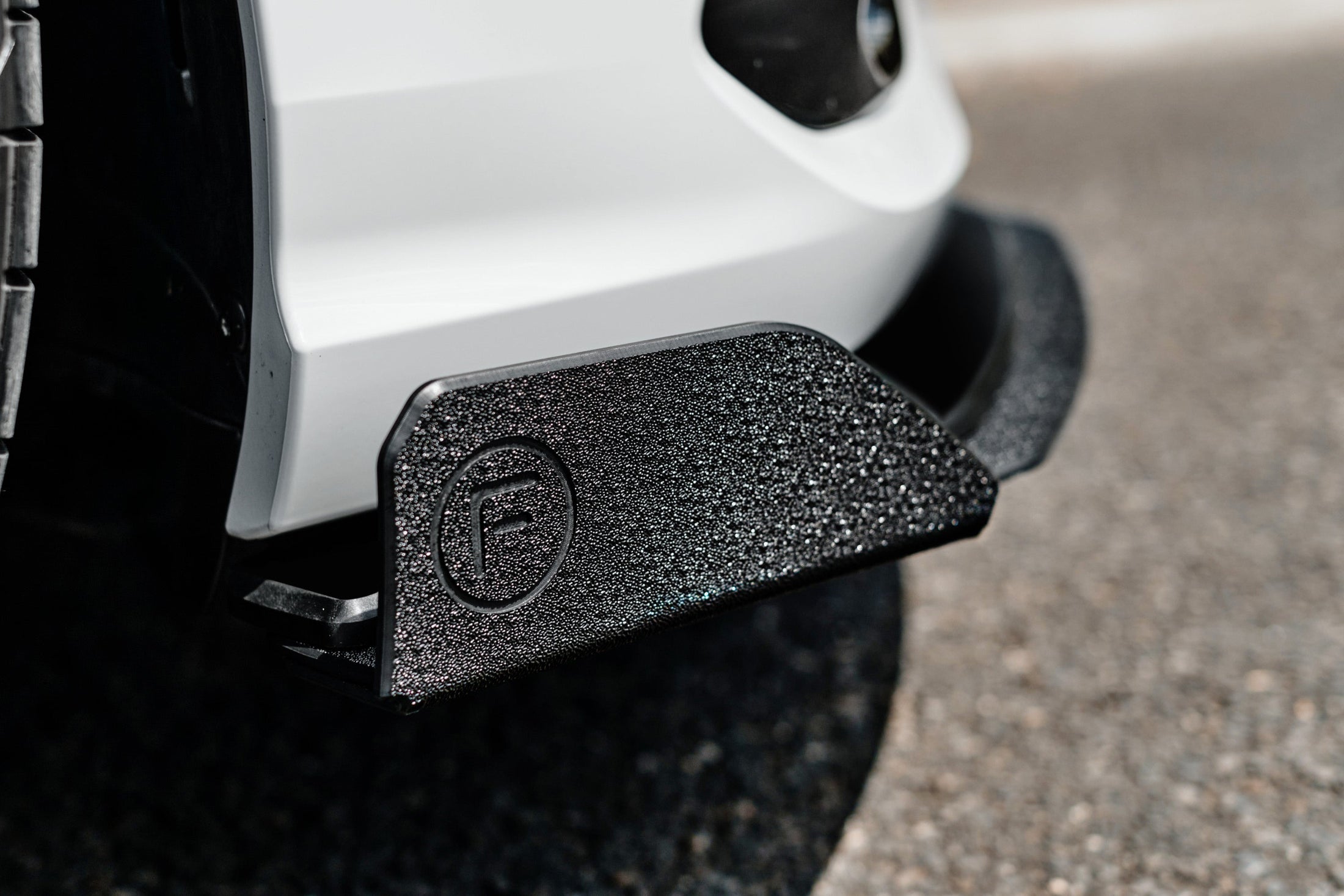 Flow Design MK8 Golf R Chassis Mounted Front Lip Splitter