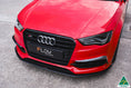 Load image into Gallery viewer, Flow Design S3 8V Sedan Pre-Facelift Front Lip Splitter V3 & Mounting Brace
