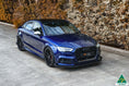Load image into Gallery viewer, Flow Design S3 8V Sedan Facelift Front Lip Splitter & Mounting Brace
