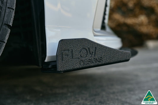 Flow Design RS3 8V Sedan Facelift Front Lip Splitter Winglets (Pair)